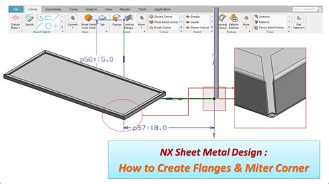 sheet metal corner flange design